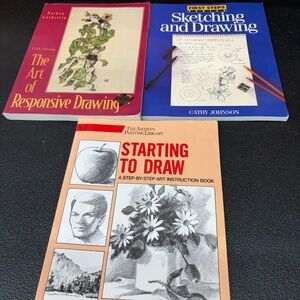 Lot of 3 learn to draw books